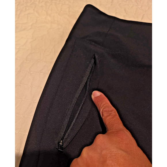 Athleta Endless High Rise Black Pants Women’s 14 Pull On Stretch Trouser - Picture 6 of 15